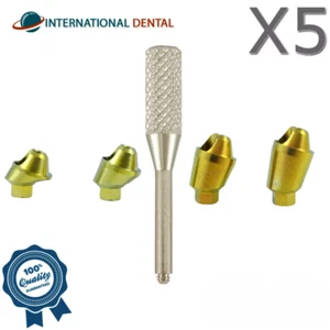 5x Angulado 17° Multi Unidad 1.4 Adaptador Cabezal Dental Accesorio Int Hex 2.42 - Imagen 1 de 5