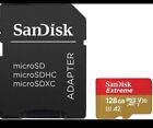 SanDisk Extreme PRO 128GB microSDXC UHS-I Memory Card with SD Adapter  A2 -UK