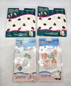 Lot of 4 Baby Assortment Chocolate Candy Mold Baby Shower NEW - Picture 1 of 6