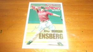 Tarjeta de noticias deportivas Morgan Ensberg Houston Astros 2005 Topps certificado de autenticidad - Imagen 1 de 1