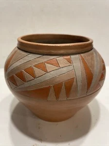 Vintage Ann Van Every Etched Pottery Bowl Vase North Carolina Pottery Signed 5” - Picture 1 of 12
