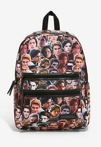 TV Show Riverdale Backpack Bag Archie Jughead Double Zipper Pocket NEW 