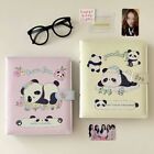 A5 Photo Album Cartoon Panda Binder Photo Album 3 inch Small Card Storage  Gift