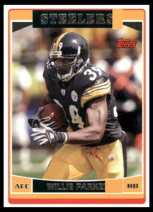 2006 Topps #29 Willie Parker Pittsburgh Steelers Football Card - Picture 1 of 2