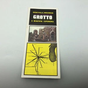 Dickeyville Wisconsin Grotte Reiseprospekt schöne religiöse Erfahrung Vintage - Bild 1 von 12
