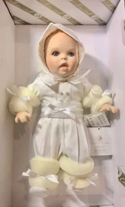 Franklin Mint Collector Doll, baby 10 1/2" NIB - Picture 1 of 9