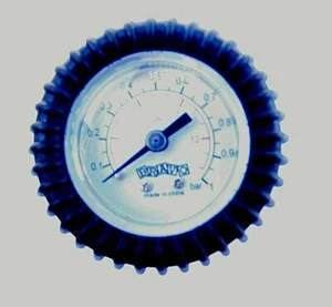 Schlauchboot Luftdruck messen an HR-Ventilen Manometer von  0 - 1,0 bar .; - Bild 1 von 5