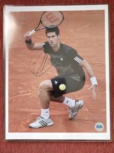 Ace Authentic Novak Djokovic Auto Autograph Signed Photo Picture 8 x 10 - Picture 1 of 2