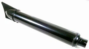 BLACK "Rocket" MUFFLER for 1941 - 1949 Harley Knucklehead UL Panhead - Bild 1 von 6