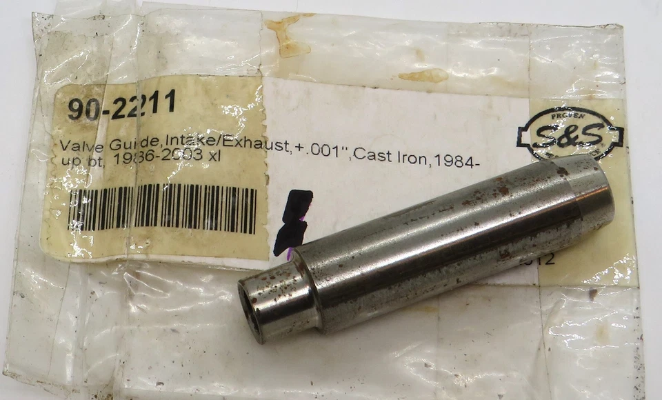 90-2211 S&S Cycle ferro fundido 0,001" guia de entrada/exaustão para Harley FXR FXD - Imagem 1 de 1