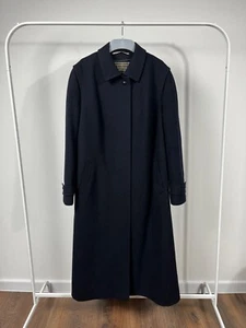 Vintage Steinbock Heavy Wool Coat Long Alpaca Overcoat Made in Austria - Picture 1 of 15
