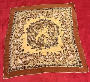 Vintage Ballerina Scarf, Courvier Polyester - Picture 1 of 9