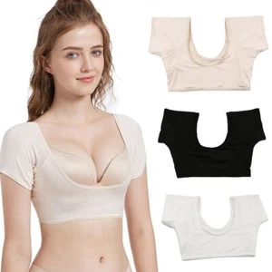 1pcs T-shirt Sweat Pad Reusable Women Washable Underarm Sweat Pads New - Picture 1 of 15