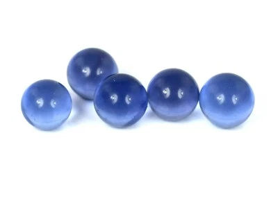 Special Sale 80 Ct/5 Pcs Round Blue Tanzanite Loose Gemstone Ball Lot GH261 - Image 1 of 4
