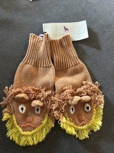 New Stella McCartney Gloves Mittens Lion Cute Adorable Medium Little Girls - Picture 1 of 5