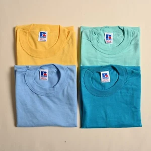 Vintage Russell Athletic Youth S Basic T-Shirts - Lot of 4 - Picture 1 of 8