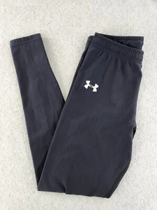 Under Armour Cold Gear Black Compression Running Workout Tights SZ Medium Large - Picture 1 of 11