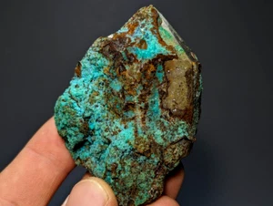 Crisocolla e Quarzo Fumè, Miniera Tentadora, Distretto Julcani, Angaraes, Perù - Foto 1 di 8