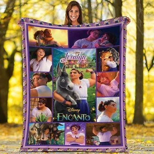Encanto Blanket Luisa Madrigal Blanket Madrigal Family Blanket Encanto Fleece - Picture 1 of 4