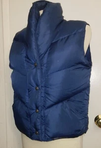 Sierra Designs Oakland, Ca Down Vest Royal Blue Size 12 - Picture 1 of 7
