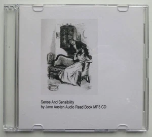 Jane Austen Sense and Sensibility MP3 Audio Book CD Classic Historical Novel - Picture 1 of 3