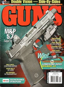 GUNS Magazine September 2023 Smith & Wesson M&P 5.7 The Trailblazer Pivot - Imagen 1 de 3
