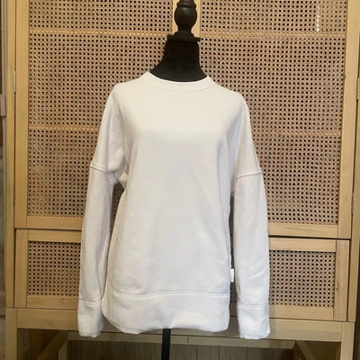 Sudadera para mujer Citizens Of Humanity Sam’s ultra suave abulón/blanco frío XS Foto 1 de 4