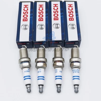 4x FR5KPP332S 06H905611 OEM BOSCH Spark Plugs For AUDI A1 A3 Q5 A4 A5 A6 2.0T Foto 1 de 4