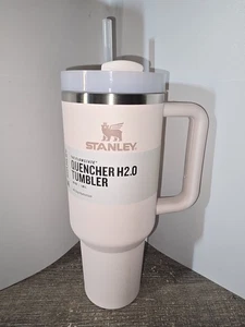 Authentic Stanley H2.0 FlowState Quencher Tumbler - 40oz, Rose Quartz - Picture 1 of 1