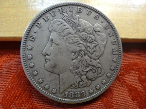 1883 United States Morgan Silver Dollar $1 Lot 10-2 - No Reserve - Picture 1 of 3