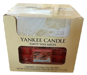 24 Yankee Candle Tarts Wax Melts Retired Sparkling Cinnamon New In Box - Picture 1 of 4