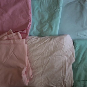 Destash Lot - 100% Kona Quilting Cotton - Bulk Yardage - Pastel, Blue, Pink - Picture 1 of 8