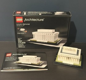 LEGO ARCHITECTURE: Lincoln Memorial 21022 | Complete Set With Box & Instructions