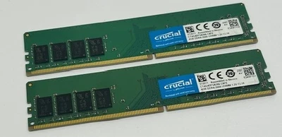 8GB (2x4GB) Crucial CT4G4DFS8266.C8FE PC4-21300 2666MHz DDR4 Non-ECC Memory Kit - Image 1 of 3