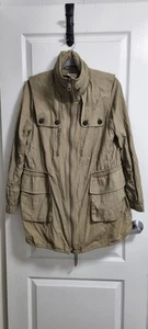 WITCHERY Jacket SIZE M Cargo Anorak Style Khaki Green Winter Warm - Picture 1 of 22