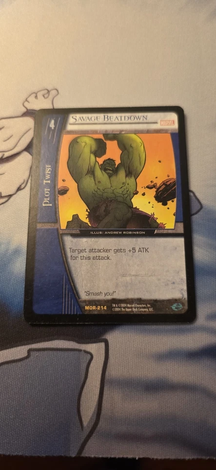 UDE Vs System Tcg 2004 Marvel Origins Savage Beatdown Rare MOR-214 - Image 1 of 1