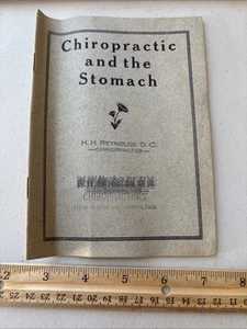 Antique 1915 Chiropractic and the Stomach / John Scott - Chiropractor Propaganda - Picture 1 of 8