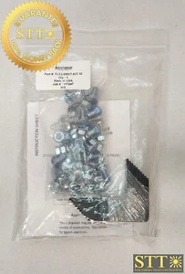 FLX2-BRKT-KIT-10 AMPHENOL 2" FLEXTRAX L-BRACKET HARDWARE KIT PK OF 10 NEW - Picture 1 of 3