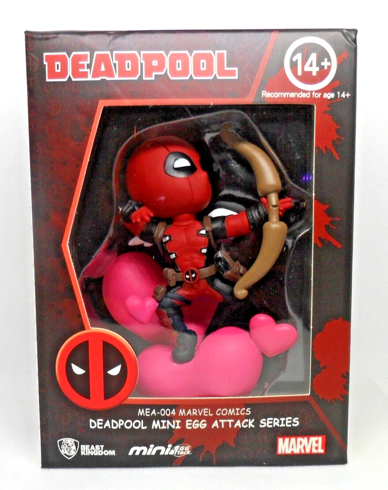 Marvel Comics Mini Egg Attack Figure Deadpool Cupid 9 Cm Figures