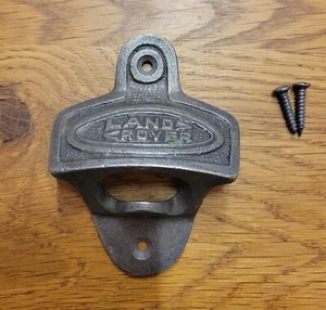 Cast Iron Wall Mounted Vintage Antique Style Bottle Opener LAND ROVER - Picture 1 of 2