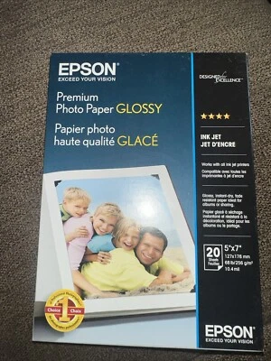 Epson Ultra Premium Photo Paper GLOSSY (5x7 Inches, 20 Sheets) (S041464)Epson S0 - Image 1 of 2