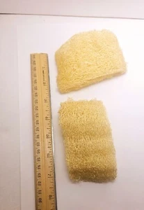 2 umweltfreundliche natürliche Luffa Küchenschwämme - biologisch abbaubarer Spülschwamm - Bild 1 von 4