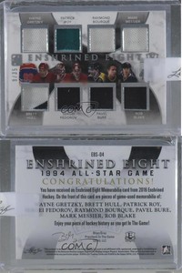 2016 Leaf ITG Enshrined 8 All-Star Seasons Silver /35 Wayne Gretzky Brett Hull