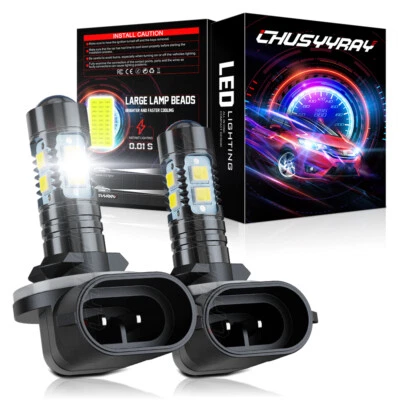 For 1999-2001 Dodge Ram 1500 2500 3500 2x 881 898 LED Fog Driving Light Bulbs - Image 1 of 4