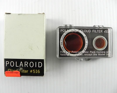 Vintage Polaroid Cloud Filter #516 for Color Pack Camera Black White Film - Image 1 of 4