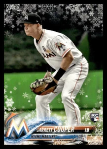 2018 Topps Holiday Garrett Cooper #HMW6 Rookie Miami Marlins - Picture 1 of 2