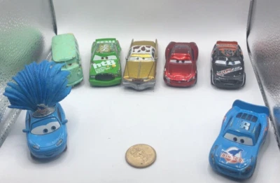 Disney Pixar Cars Lot x7 Lightning  Diecast Metal 1:55 See Photos Used Played - Image 1 of 4