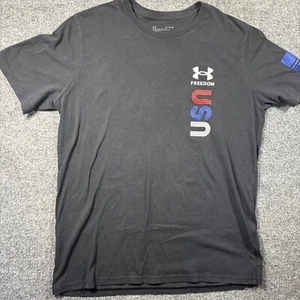 Under Armor USA Freedom Men XL Tshirt Training Workout - Picture 1 of 7