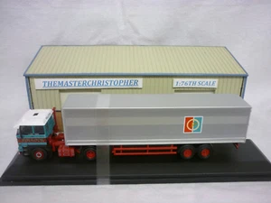 Remolque diecast/moderno camión 1:76o DAF3300 furgoneta corta Pollock 76D28003 - Imagen 1 de 3