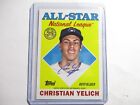 2023 Topps Update 1988 All Star Christian Yelich Auto On Card Brewers